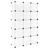 BukkitBow modulair opbergsysteem met 15 cubes en magnetische deuren, opbergrek voor organisatie en opslag.