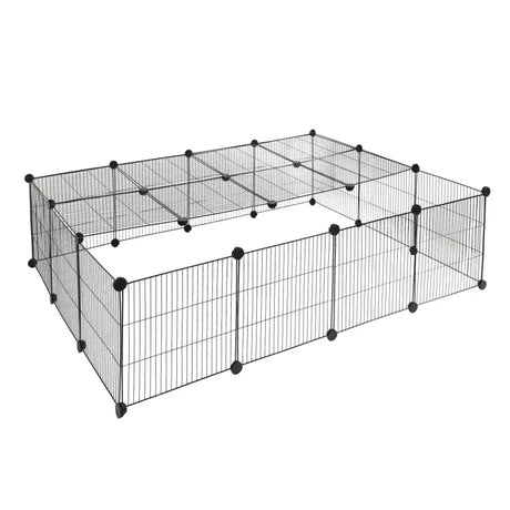 Modulaire IJzeren Knaagdieren Ren van BukkitBow, ventilatie, veilige kleine dieren behuizing, 147x111x37cm.