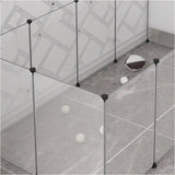 BukkitBow modulaire knaagdierenren met stevige panelen, geschikt voor konijnen en knaagdieren, afmetingen 100x200x70 cm.