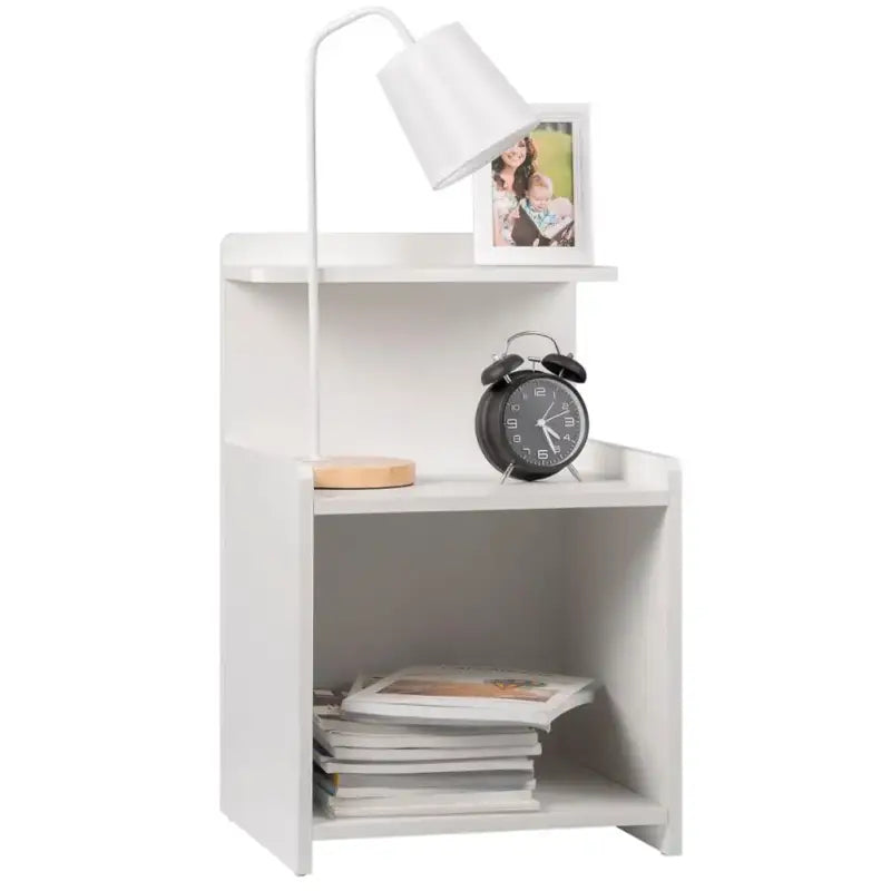 BukkitBow multifunctioneel nachtkastje van 40x35x62cm, geschikt als salontafel of decor, met maximale belasting van 5kg.