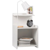 BukkitBow multifunctioneel nachtkastje van 40x35x62cm, geschikt als salontafel of decor, met maximale belasting van 5kg.