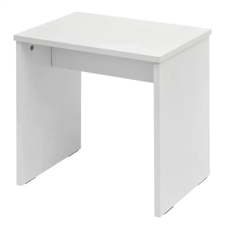 BukkitBow multifunctionele kaptafel met kruk, hout en dichtheidsborden, ruime opbergruimte, 100x45x76cm, in een modern interieur