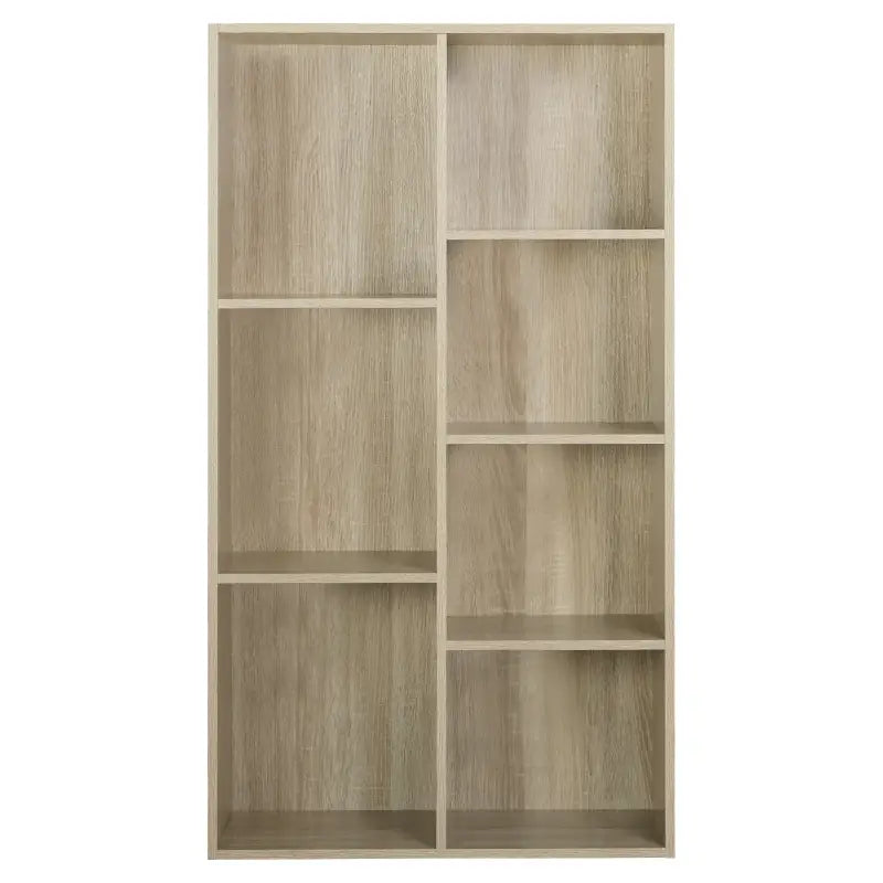 BukkitBow multifunctionele kubus boekenkast met 7 vakken, ruimtebesparend, eenvoudig te monteren, afmeting 59,5x29,5x108cm.