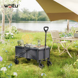 BukkitBow - Opvouwbare Bolderkar - Polyester - 80kg Draagkracht - Handwagen - Camping - Strand