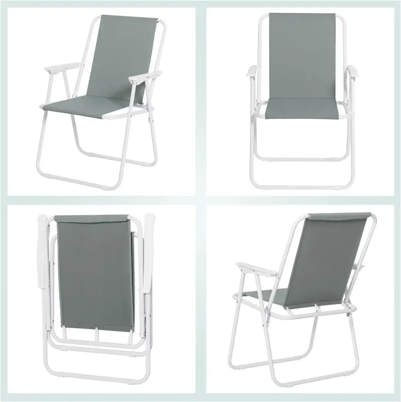 BukkitBow opvouwbare campingstoel met oxford doek en ijzeren frame, ultra lichtgewicht, maximaal 100 kg draagvermogen