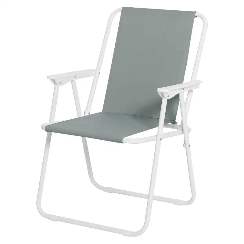 BukkitBow opvouwbare campingstoel met Oxford doek en ijzeren frame, lichtgewicht, max 100 kg belasting, ideale outdoor zitplaats