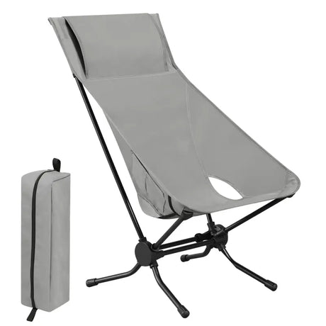 BukkitBow opvouwbare campingstoel met oxford stoffen zitting en aluminium frame, inclusief opbergtas voor camping en outdoor gebruik