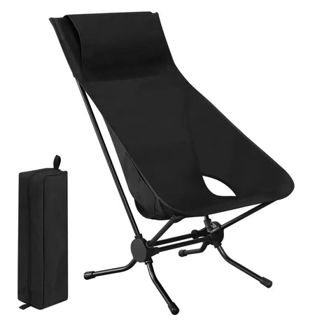 BukkitBow opvouwbare campingstoel met Oxford stof, aluminium buizen en opbergtas, ideale comfortabele campingstoel.