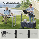 Set van 2 opvouwbare campingstoelen van BukkitBow met bekerhouder en draagtas, geschikt voor kamperen en outdoor gebruik.