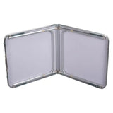 BukkitBow opvouwbare campingtafel met aluminium frame en MDF blad, verstelbare hoogte, draagbaar handvat, 120x55-70x60cm.
