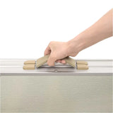 BukkitBow opvouwbare campingtafel met ijzeren buizen, aluminium frame en MDF blad, draagbaar en geschikt voor kampeeractiviteiten