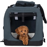 BukkitBow opvouwbare huisdieren draagtas van sterk Oxford stof, ventilatie, geschikt voor honden en katten in diverse maten.
