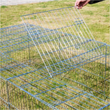 BukkitBow opvouwbare metalen dierenkooi met 3 deuren, 180x120x60cm of 216x116x65cm, geschikt voor huisdieren, stevige constructie