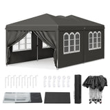 BukkitBow opvouwbare partytent 3x6m met pop-up ontwerp en 6 zijwanden, geschikt voor evenementen en buitenfeesten.
