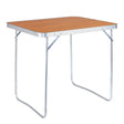 BukkitBow opvouwbare campingtafel van aluminium en MDF, lichtgewicht met draagvermogen van 15 kg, ideaal voor kamperen