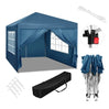 BukkitBow partytent met zijwanden, waterdicht en weersbestendig, 300x300 cm, opvouwbare tuinpaviljoen voor buitengebruik