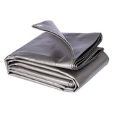 BukkitBow PE afdekzeil 280g/m², waterdicht, UV-bestendig met versterkte randen en metalen oogjes, geschikt voor veelzijdig gebruik.