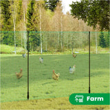 Groene BukkitBow pluimveenet tuinhek, campinghek of afzethek, 53 g/m² PE materiaal, geschikt voor tuin en camping.