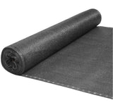BukkitBow privacy scherm in antraciet, 150 g/m², schaduwend 85%, temperatuurbestendig, inclusief kabelbinders, voor privacy en bescherming