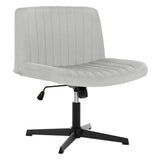 BukkitBow relaxstoel, verstelbaar en 360° draaibaar, bekleed met fluweel of kunstleer, comfortabel fauteuil voor relaxen