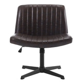 BukkitBow relaxstoel/fauteuil met verstelbare rugleuning en 360° draaibaar, bekleed met fluweel of kunstleer, comfortabel en stijlvol