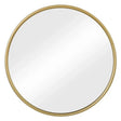 BukkitBow ronde spiegel van MDF, met metaal en glas, beschikbaar in 40x40, 50x50 en 60x60 cm, elegante muurdecoratie