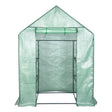 Ruime BukkitBow tuinkas met UV-bestendige folie, ritssluiting en stalen frame voor tuinopslag en bescherming