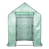 Ruime BukkitBow tuinkas met UV-bestendige folie, ritssluiting en stalen frame voor tuinopslag en bescherming