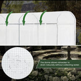 Ruime BukkitBow foliekas voor planten, 170x200 cm, wintervast, transparante folie en stevige frame voor optimale plantengroei.