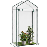 Ruime BukkitBow tomatenkas en plantenkas, 150 cm breed, met transparante zijwanden en stevige frame voor tuinplanten.