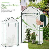 Ruime BukkitBow tomatenkas en plantenkas, 150 cm breed, met glazen panelen en metalen frame voor tuinplanten en tomaten.