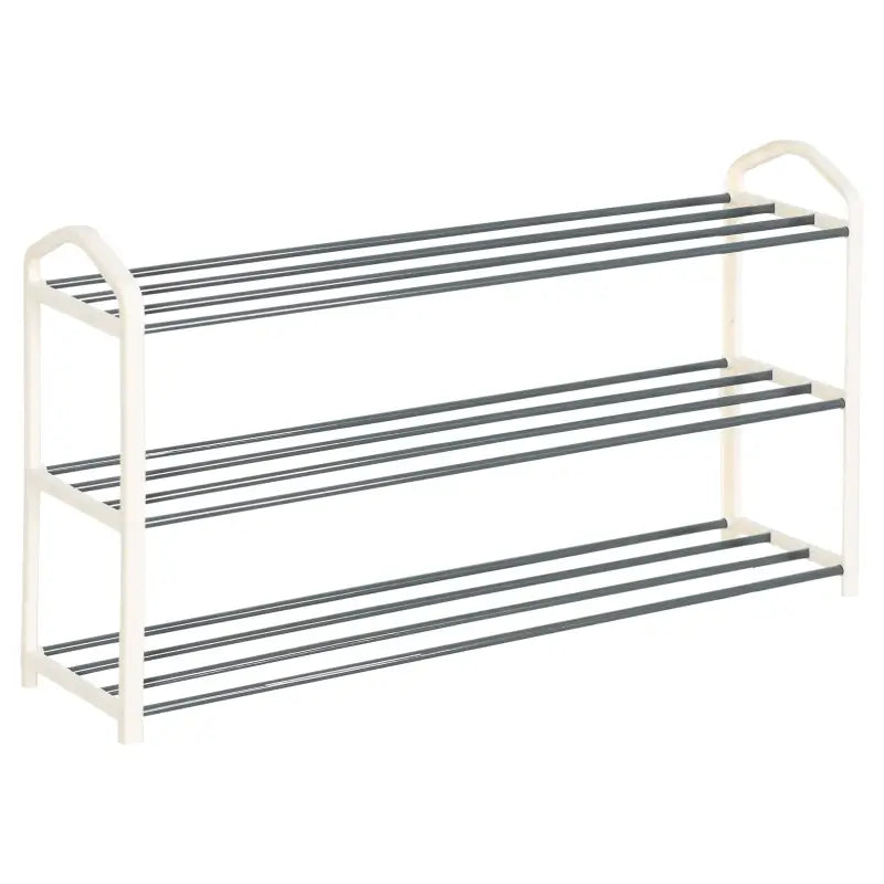 BukkitBow schoenenrek organizer, lichtgewicht en stevig, ruimtebesparend, afmetingen 79x19,5x45cm, geschikt voor schoenen opbergruimte