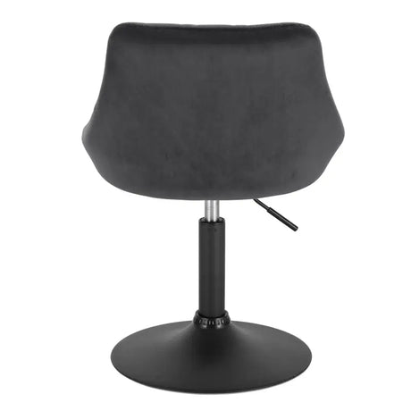 BukkitBow fluwelen barkrukken met metalen frame, verstelbaar, draaibaar, rugleuning en 100kg draagvermogen, zithoogte 42-58cm.
