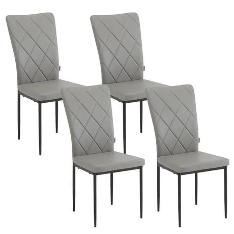 BukkitBow set lederen en fluwelen eetkamerstoelen met metalen frame, zithoogte 46 cm, geschikt voor diverse interieurstijlen.