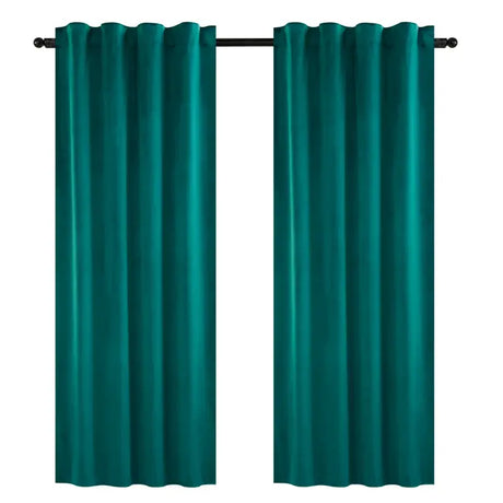 BukkitBow fluwelen gordijnen set, 300g/m², 140 cm breed, verschillende hoogtes, elegant en zacht textiel voor raamdecoratie