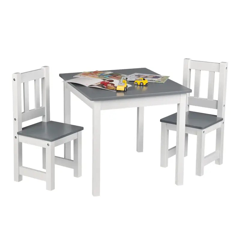 BukkitBow - Set Kindertafel met Stoelen - Veilig en Compact
