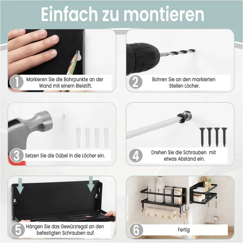BukkitBow set van 2 kruidenrekken voor keukenkast, gemaakt van metaal en hout, ruimtebesparend en modern minimalistisch ontwerp