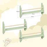 BukkitBow - Set van 3 Zwevende Wandplanken - Hout - Boekenrek - Kinderkamer