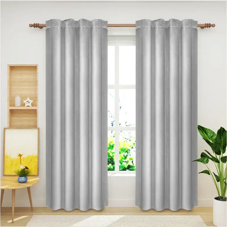 BukkitBow verduisteringsgordijn van polyester velours, 300g/m², in verschillende maten en kleuren, hangt voor raam.