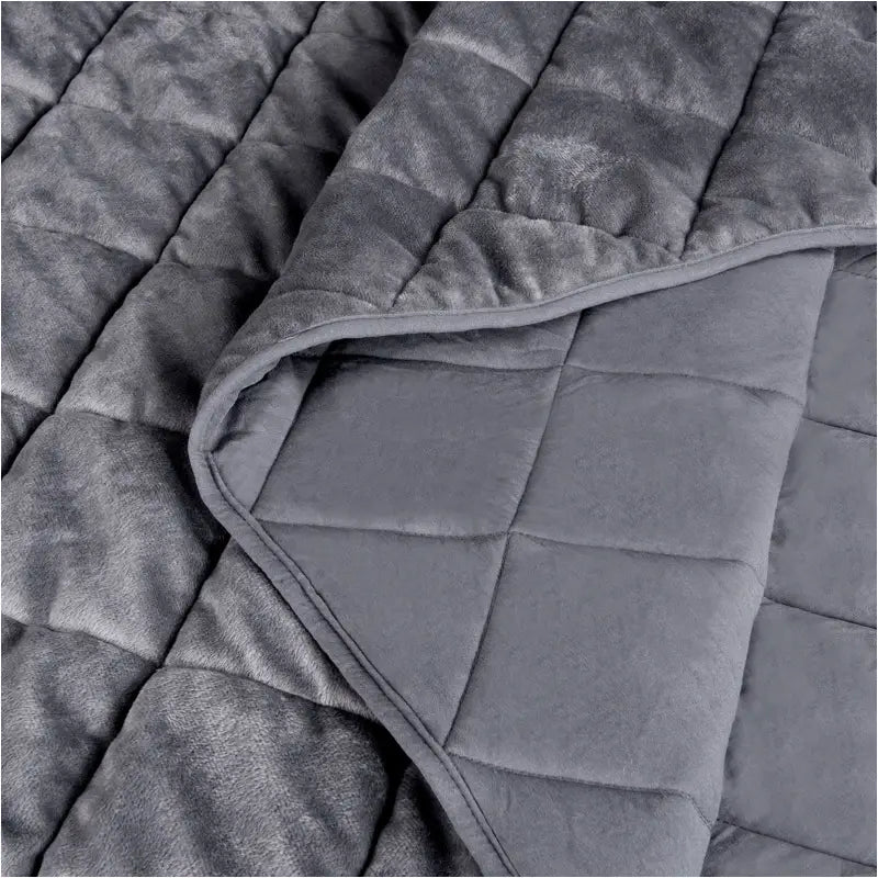 Donkergrijze BukkitBow microvezel deken van 360 GSM, zachte spreien in verschillende maten, perfect voor comfort en warmte.