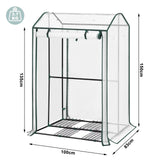 BukkitBow stabiele tuinkas voor tomaten en klimplanten, wintervast, met metalen frame en doorzichtige plastic wanden voor optimale groei.