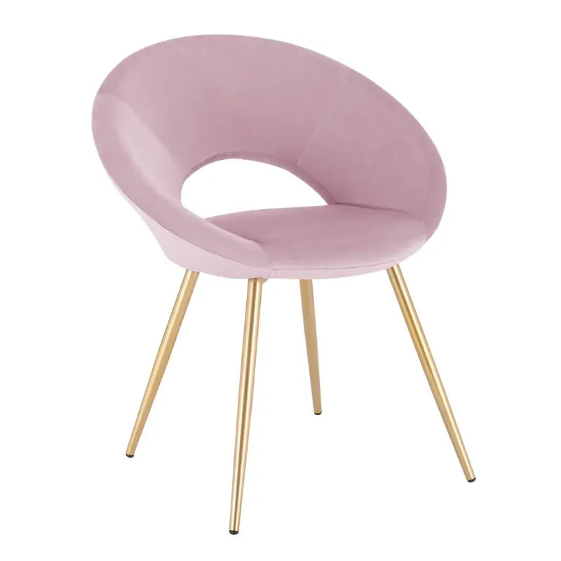 BukkitBow eetkamerstoel met comfortabele fluwelen bekleding, ergonomisch ontwerp en zithoogte van 47 cm, geschikt voor verschillende ruimtes