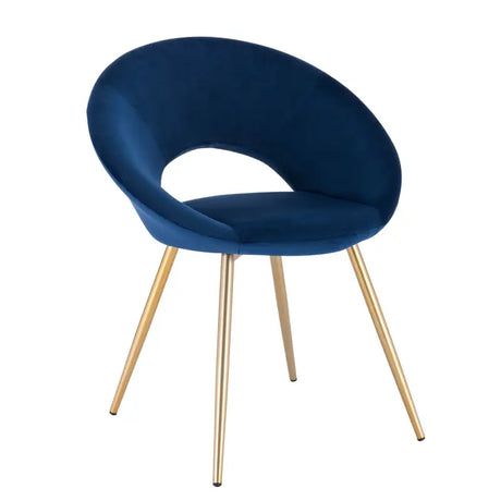BukkitBow eetkamerstoel met zacht fluweel, ergonomisch ontwerp en zithoogte van 47 cm, geschikt voor diverse interieurstijlen