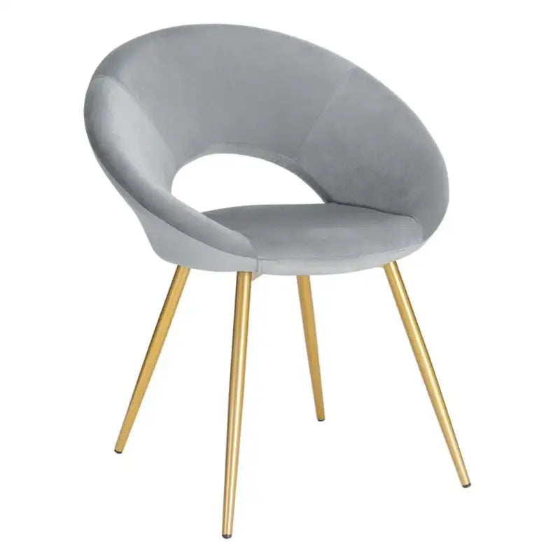 BukkitBow stijlvolle eetkamerstoel met comfortabel fluwelen bekleding en ergonomisch ontwerp, zithoogte 47 cm, veelzijdig gebruik.