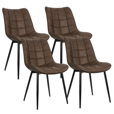 BukkitBow eetkamerstoel met kunstleren bekleding, metalen poten, in fluweel en linnen, afmetingen 85,5x46,5x40,5cm, 100kg draagvermogen