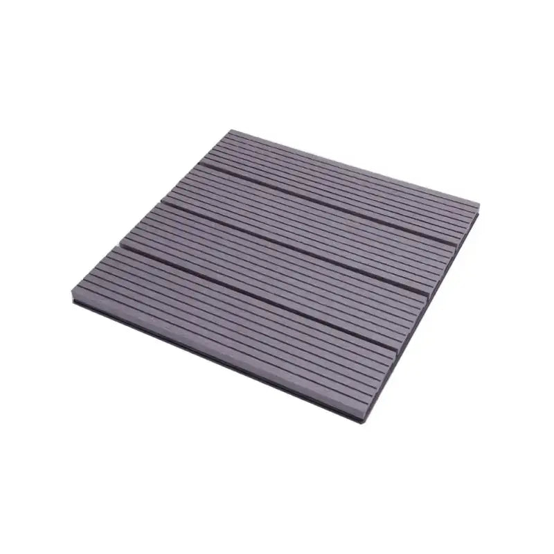Set van 11 BukkitBow terrasplanken in houtlook, 30x30cm, snel klik-systeem en diverse kleuren voor terras en vlonder.