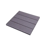 Set van 11 BukkitBow terrasplanken in houtlook, 30x30cm, snel klik-systeem en diverse kleuren voor terras en vlonder.