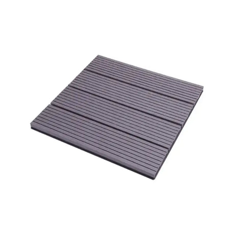 Set van 11 BukkitBow terrasplanken in houtlook, 30x30cm, snel klik-systeem en diverse kleuren voor terras en vlonder.