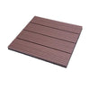 Set van 11 BukkitBow terrasplanken in houtlook, 30x30cm, snel klik-systeem, diverse kleuren voor vlonder en terras.