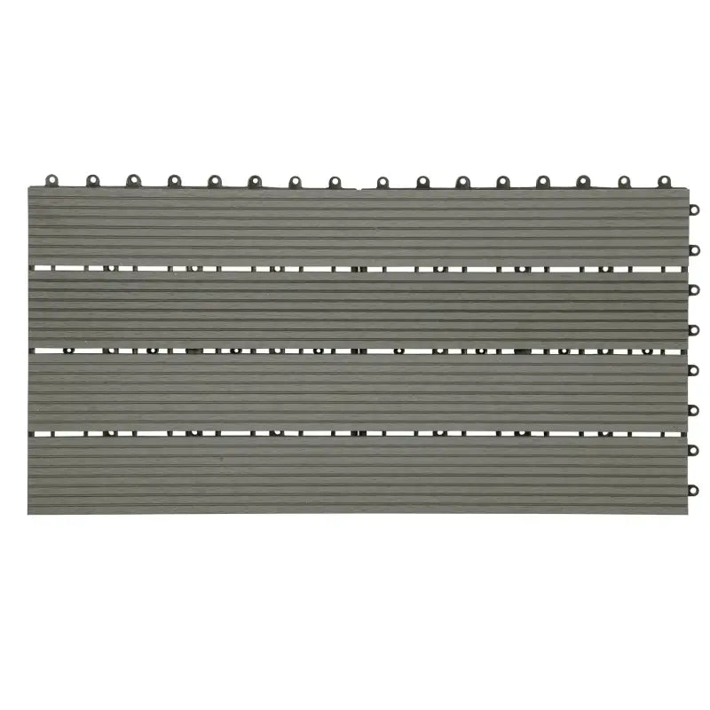 BukkitBow terrasplanken set van 6, houtlook vlonderplanken 30x60cm met snel klik systeem in diverse kleuren voor terras.